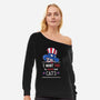 You Should Vote For Cats-Womens-Off Shoulder-Sweatshirt-Wenceslao A Romero