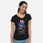 You Should Vote For Cats-Womens-V-Neck-Tee-Wenceslao A Romero