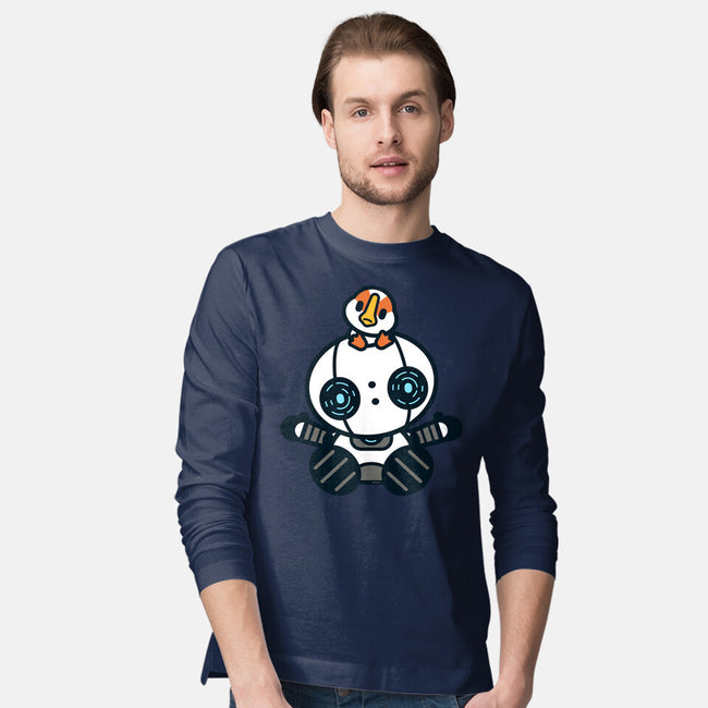 Hello Gosling-Mens-Long Sleeved-Tee-Wenceslao A Romero