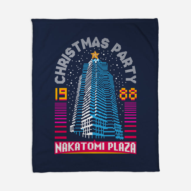 Nakatomi Party 88-None-Fleece-Blanket-rocketman_art