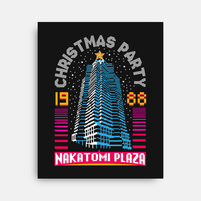 Nakatomi Party 88-None-Stretched-Canvas-rocketman_art