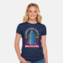 Nakatomi Party 88-Womens-Fitted-Tee-rocketman_art