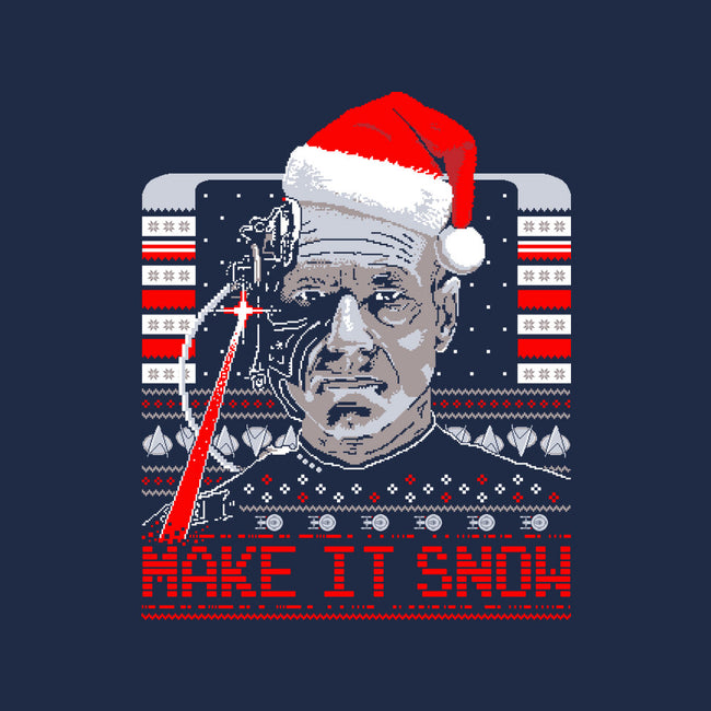 Make It Snow Christmas-Youth-Basic-Tee-rocketman_art