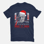 Make It Snow Christmas-Mens-Heavyweight-Tee-rocketman_art