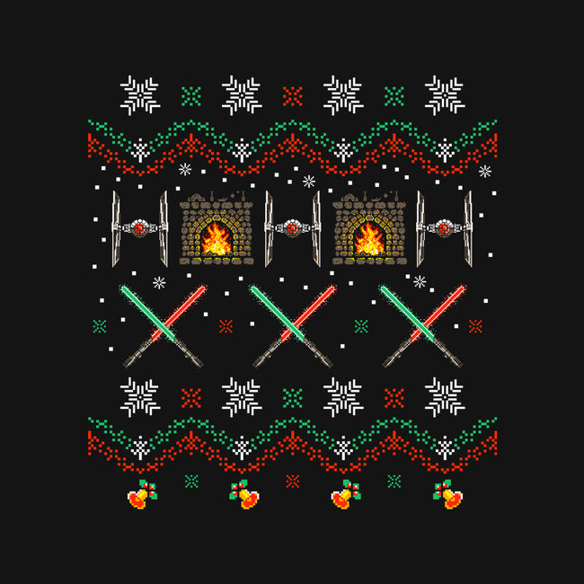 Tie Fighters Christmas-Baby-Basic-Tee-rocketman_art