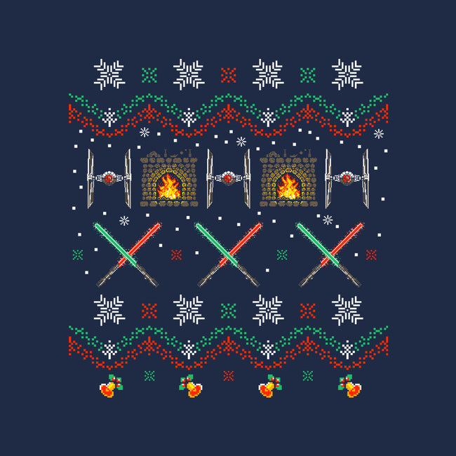 Tie Fighters Christmas-Youth-Basic-Tee-rocketman_art