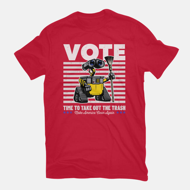 Make America Clean Again-Womens-Fitted-Tee-Herk Up Tees