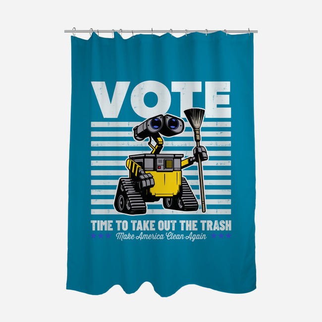 Make America Clean Again-None-Polyester-Shower Curtain-Herk Up Tees