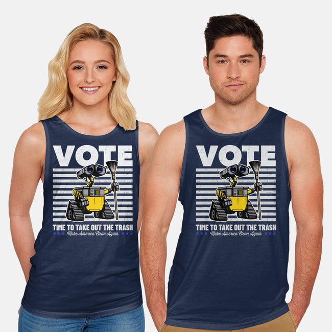 Make America Clean Again-Unisex-Basic-Tank-Herk Up Tees