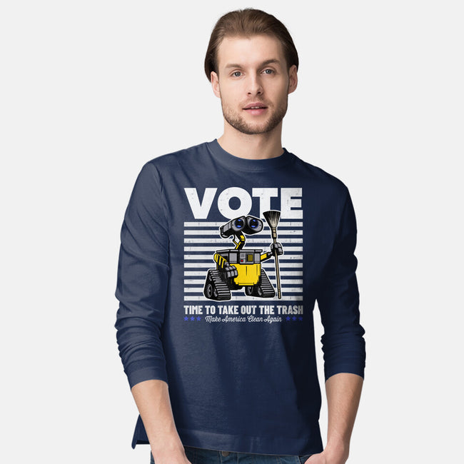 Make America Clean Again-Mens-Long Sleeved-Tee-Herk Up Tees