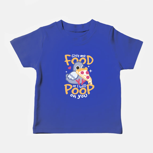 Hungry Pigeon Pizza-Baby-Basic-Tee-NemiMakeit