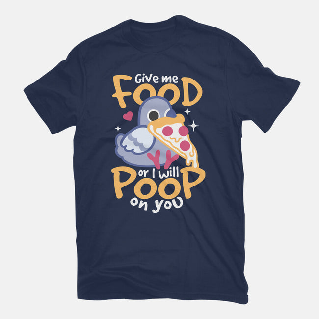 Hungry Pigeon Pizza-Mens-Basic-Tee-NemiMakeit