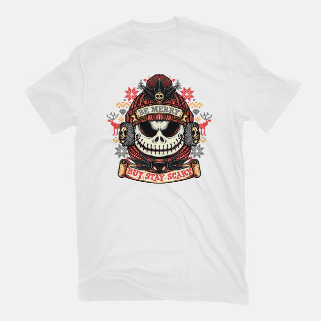 Merry And Scary-Mens-Basic-Tee-glitchygorilla