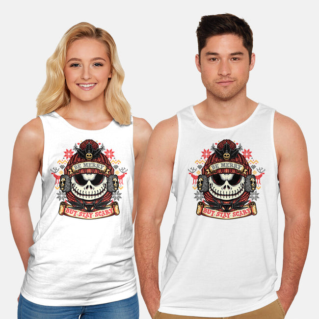 Merry And Scary-Unisex-Basic-Tank-glitchygorilla