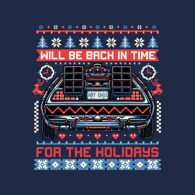 Back In Time For The Holidays-Mens-Heavyweight-Tee-glitchygorilla