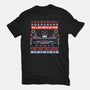 Back In Time For The Holidays-Mens-Heavyweight-Tee-glitchygorilla