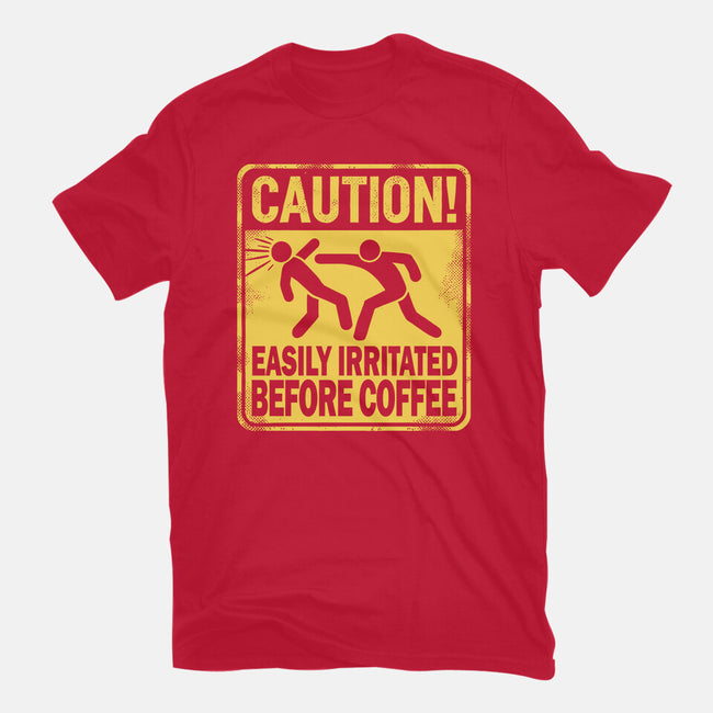 Easily Irritated Before Coffee-Mens-Heavyweight-Tee-BridgeWalker