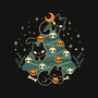 Halloween Christmas Tree-Womens-V-Neck-Tee-xMorfina