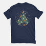 Halloween Christmas Tree-Unisex-Basic-Tee-xMorfina