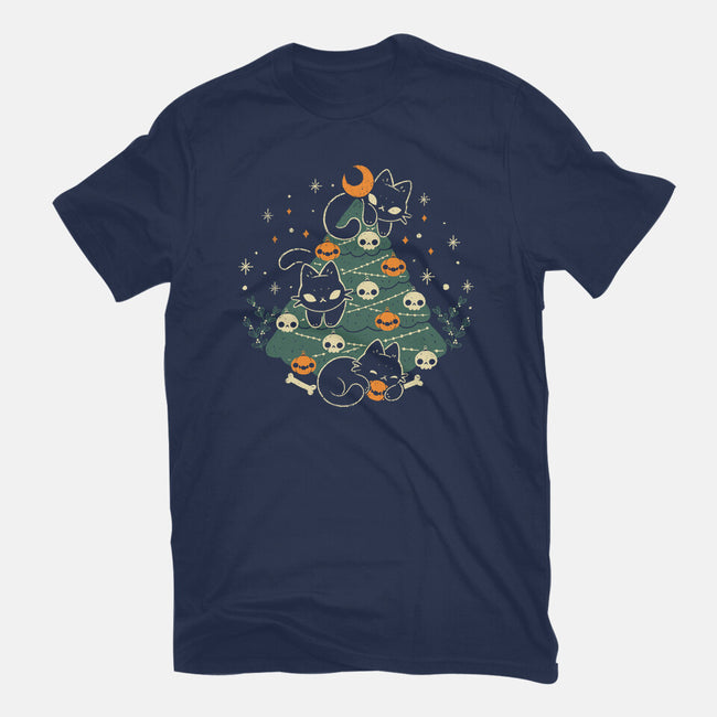 Halloween Christmas Tree-Mens-Heavyweight-Tee-xMorfina