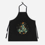 Halloween Christmas Tree-Unisex-Kitchen-Apron-xMorfina