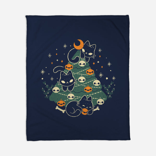 Halloween Christmas Tree-None-Fleece-Blanket-xMorfina