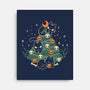 Halloween Christmas Tree-None-Stretched-Canvas-xMorfina