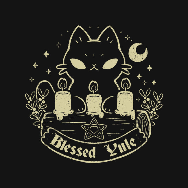 Blessed Yule Black Cat-Womens-Off Shoulder-Tee-xMorfina