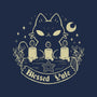 Blessed Yule Black Cat-Unisex-Basic-Tee-xMorfina