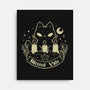 Blessed Yule Black Cat-None-Stretched-Canvas-xMorfina