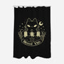 Blessed Yule Black Cat-None-Polyester-Shower Curtain-xMorfina