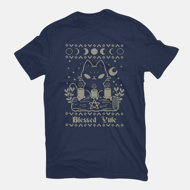 Blessed Yule Sweater-Unisex-Basic-Tee-xMorfina