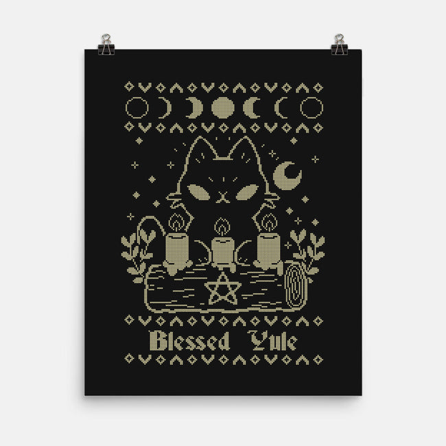 Blessed Yule Sweater-None-Matte-Poster-xMorfina