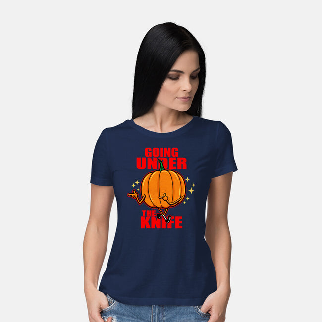 Going Under The Knife-Womens-Basic-Tee-Boggs Nicolas