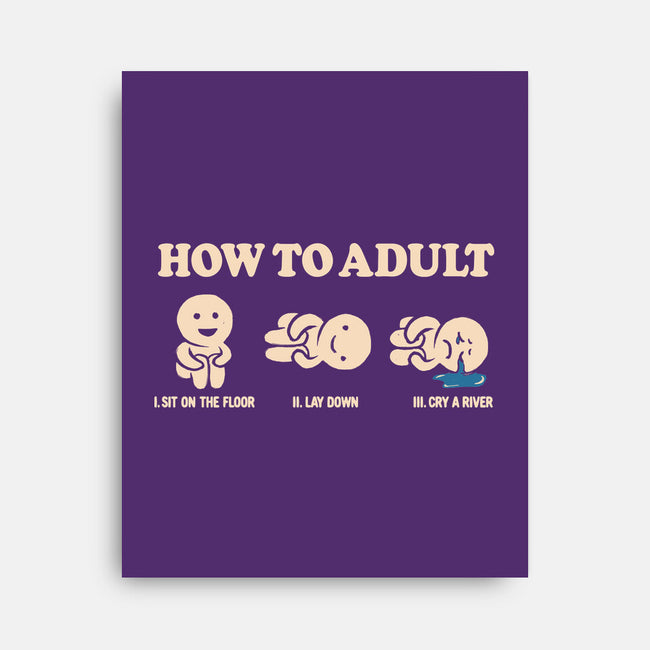 How To Adult-None-Stretched-Canvas-koalastudio