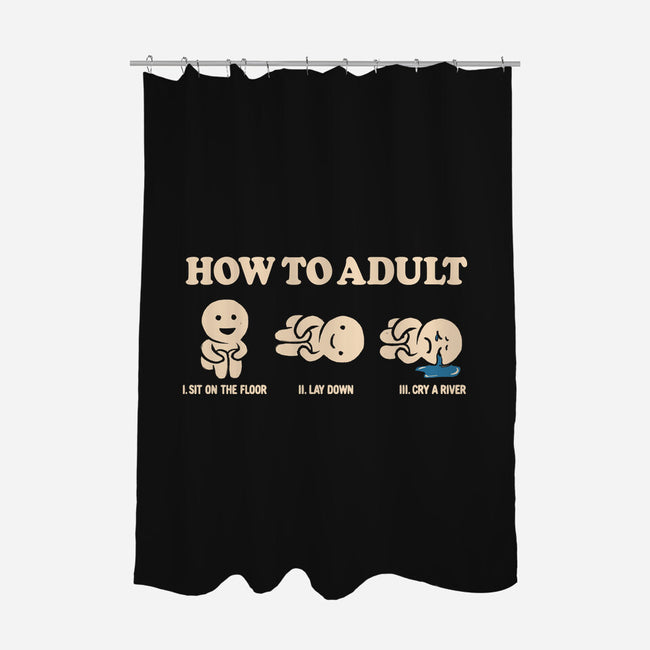 How To Adult-None-Polyester-Shower Curtain-koalastudio