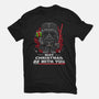 May Christmas Be With You-Womens-Fitted-Tee-Vallina84