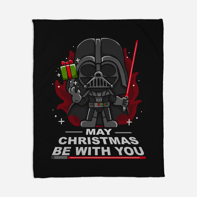 May Christmas Be With You-None-Fleece-Blanket-Vallina84