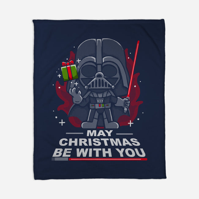 May Christmas Be With You-None-Fleece-Blanket-Vallina84