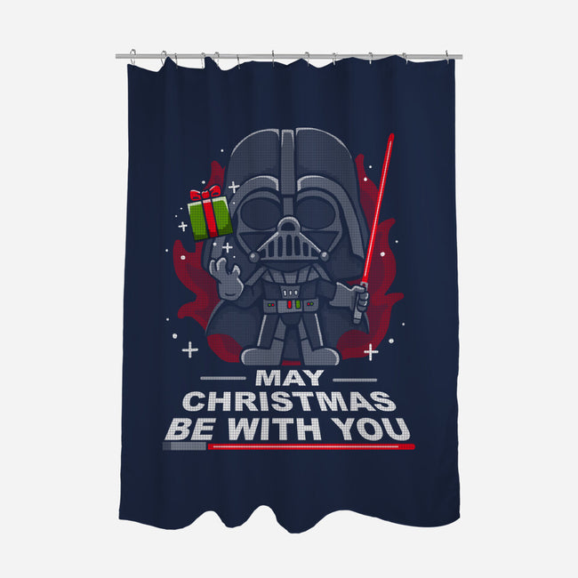 May Christmas Be With You-None-Polyester-Shower Curtain-Vallina84