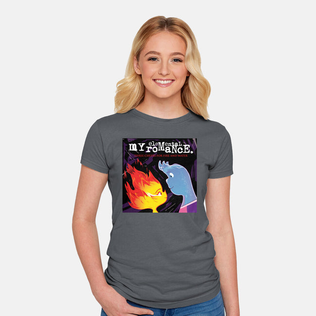 My Elemental Romance-Womens-Fitted-Tee-jasesa