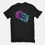 Neon Spaceship-Womens-Basic-Tee-nickzzarto