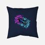 Neon Spaceship-None-Removable Cover w Insert-Throw Pillow-nickzzarto