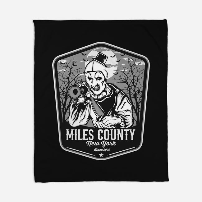 Miles County Badge-None-Fleece-Blanket-CarloJ1956