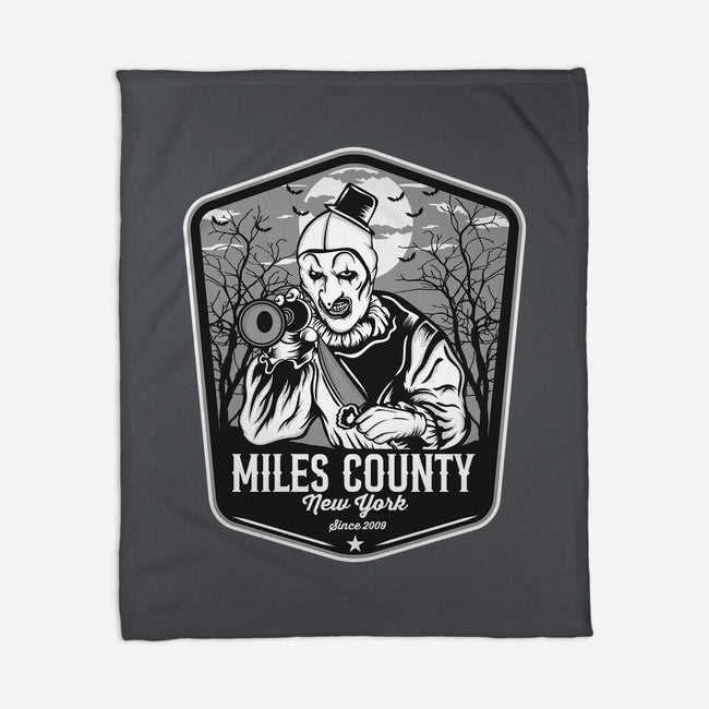 Miles County Badge-None-Fleece-Blanket-CarloJ1956