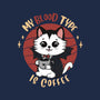 My Blood Type Is Coffee-Womens-Racerback-Tank-Trendlory