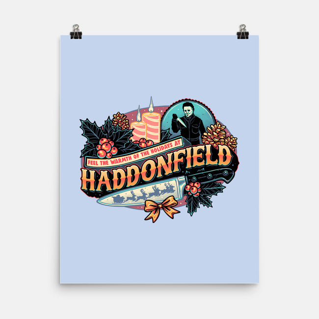 Haddonfield Holidays-None-Matte-Poster-glitchygorilla