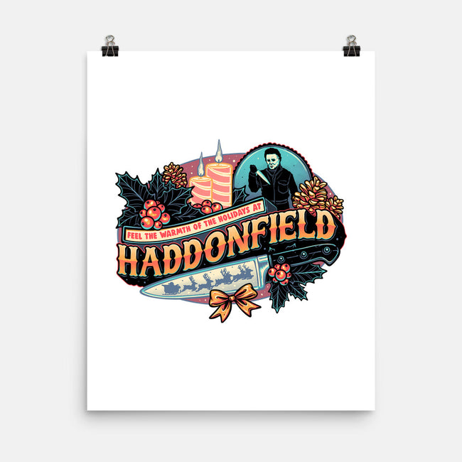 Haddonfield Holidays-None-Matte-Poster-glitchygorilla