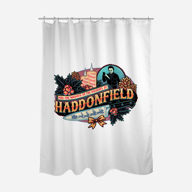 Haddonfield Holidays-None-Polyester-Shower Curtain-glitchygorilla