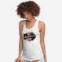 Haddonfield Holidays-Womens-Racerback-Tank-glitchygorilla